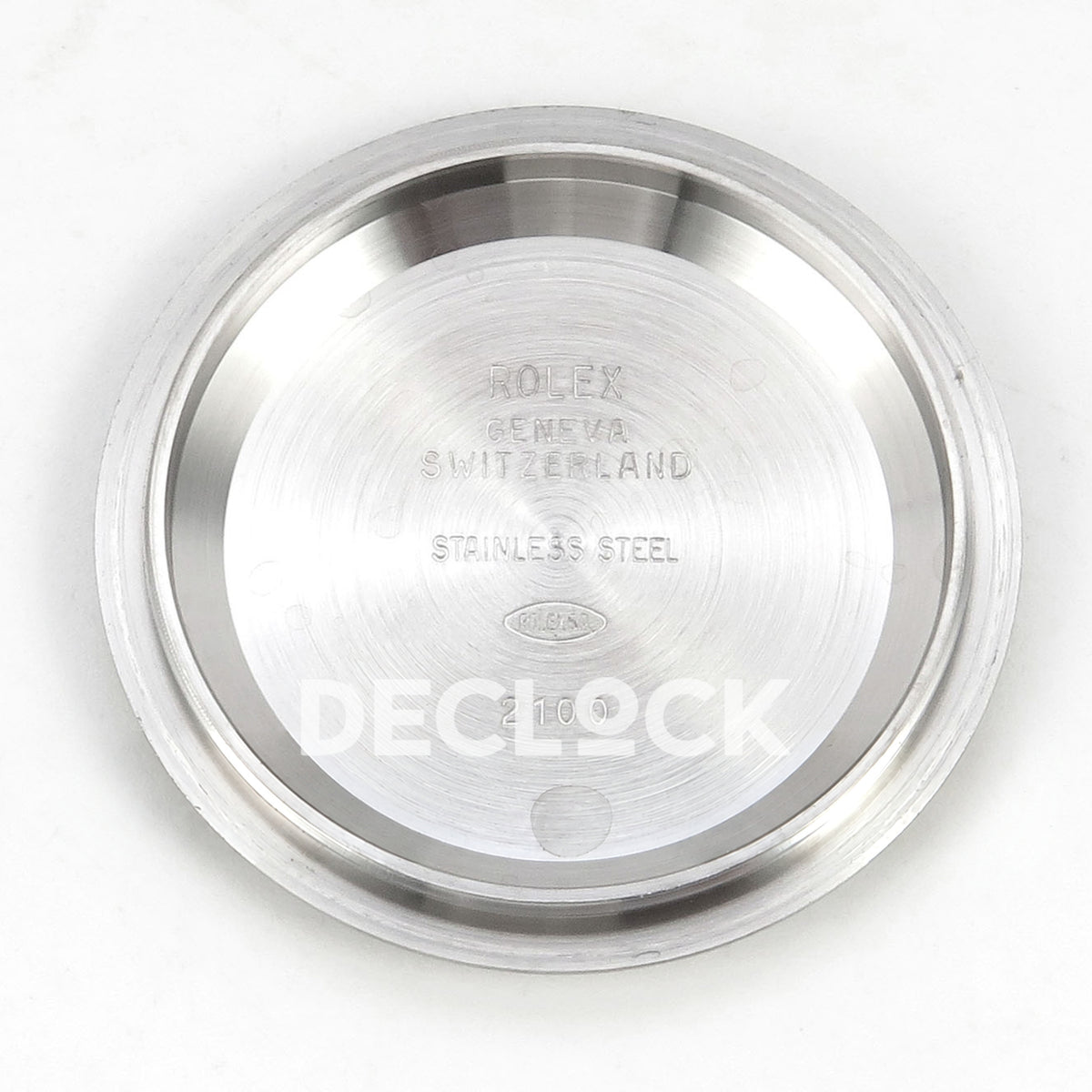 Rolex Daytona 116503 VF replica - inner silver caseback with original Rolex Geneva Switzerland and2100 engravings