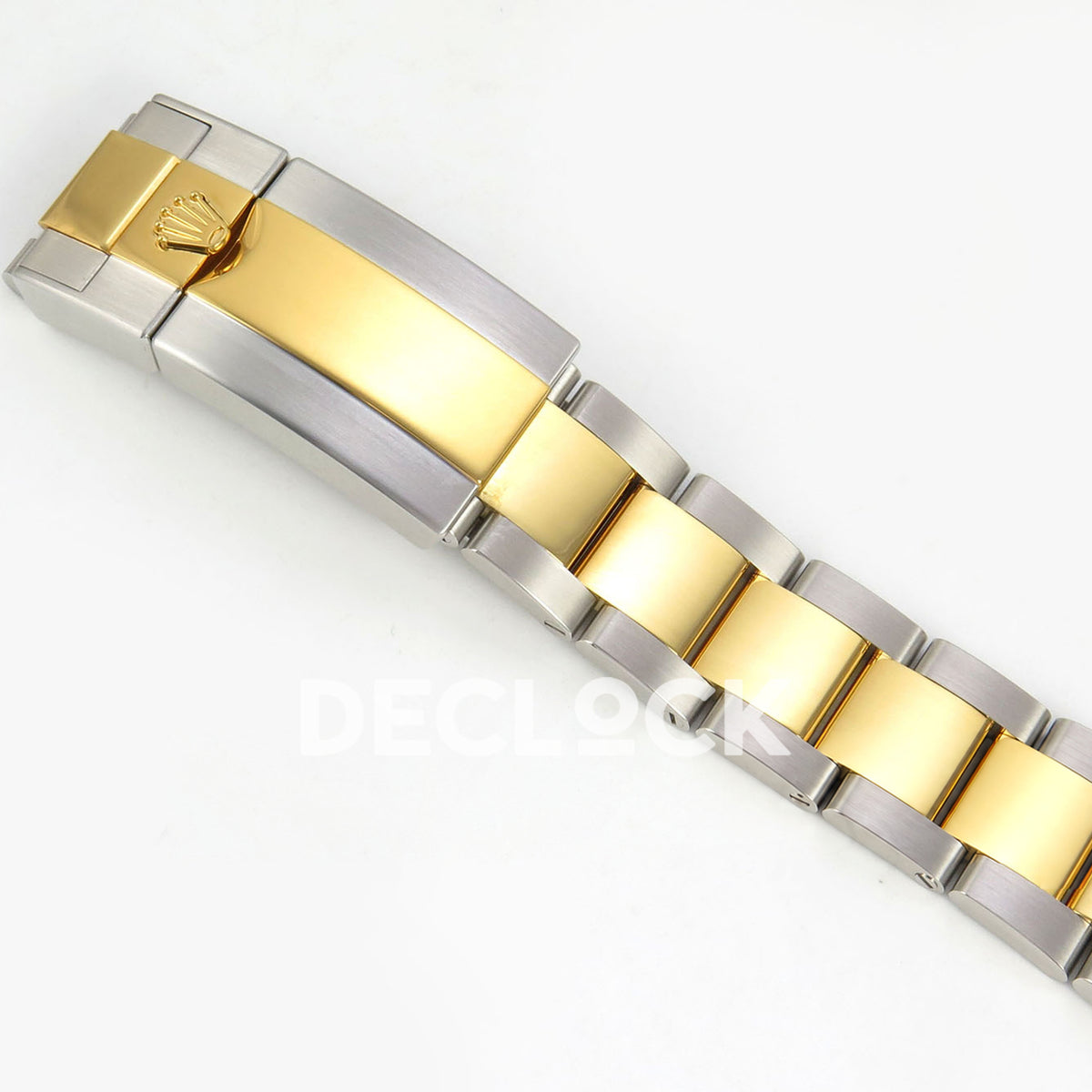 Rolex Daytona 116503 VF replica - closed two-tone gold and silver folding clasp and bracelet