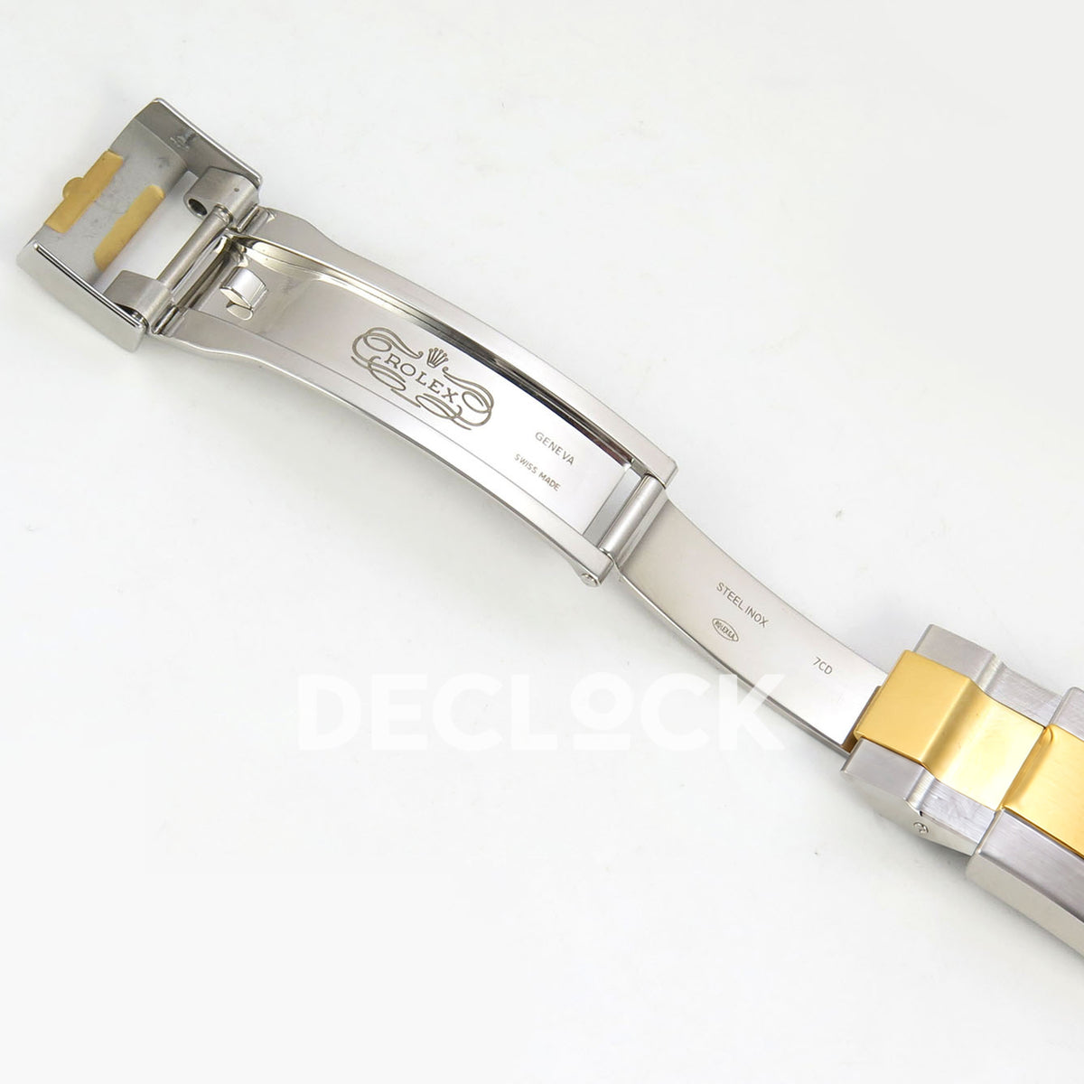 Rolex Daytona 116503 VF replica - open clasp with original Rolex Geneva Swiss Made and7CD markings