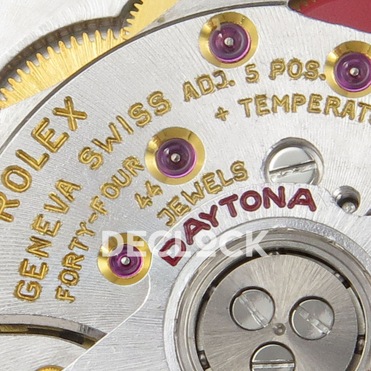 Rolex Daytona 116503 VF replica - original DD4130 movement, silver rotor, gold factory engravings, screws and jewels