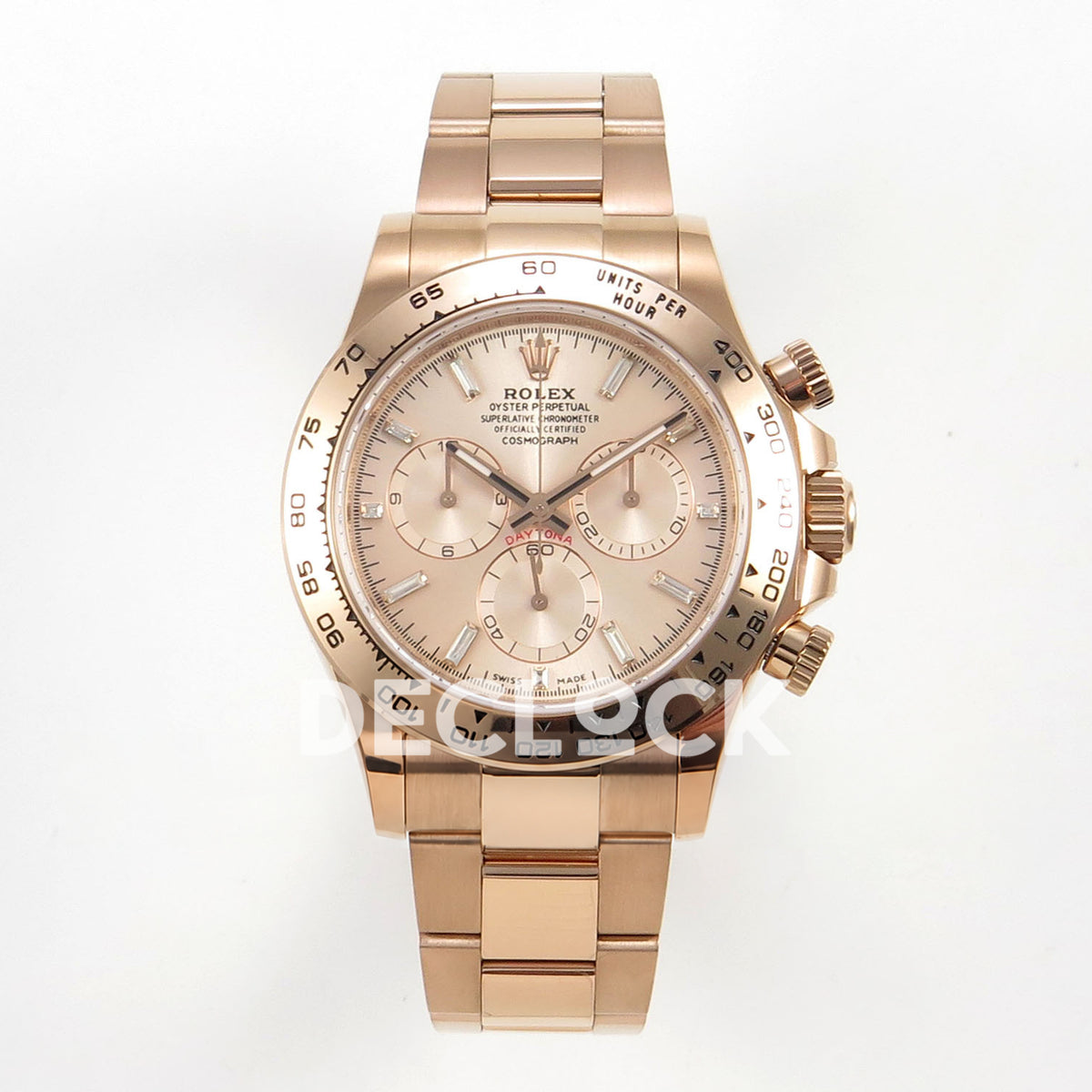 Rolex Daytona 116505 AVF Rose Gold Dial DD4130 replica - front
