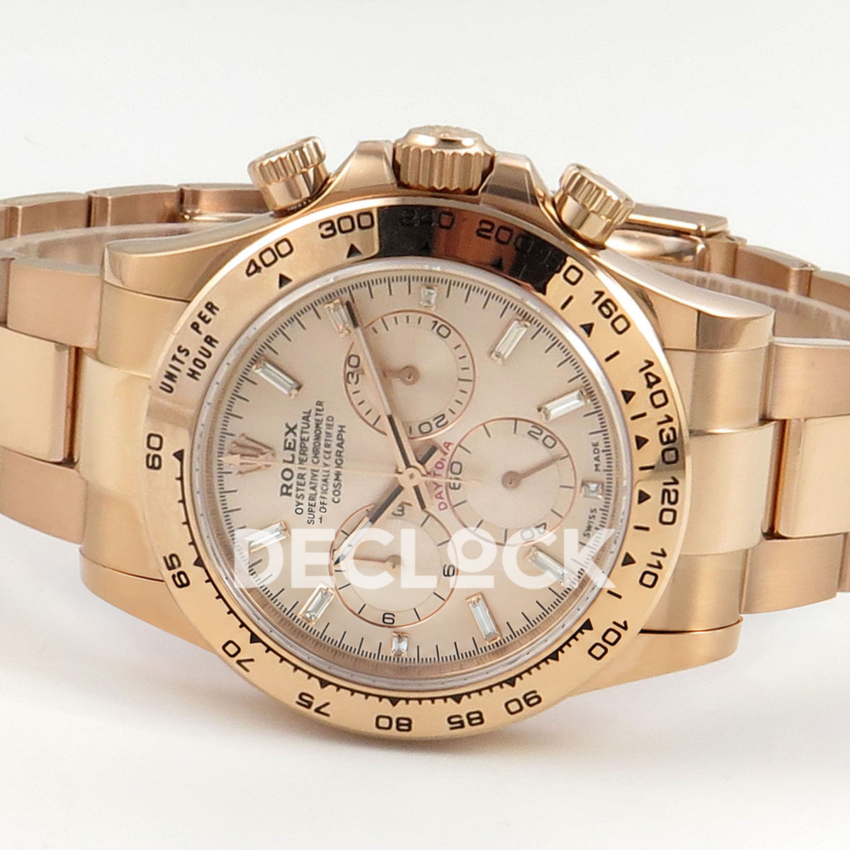 Rolex Daytona 116505 AVF Rose Gold Dial DD4130 replica - full watch right