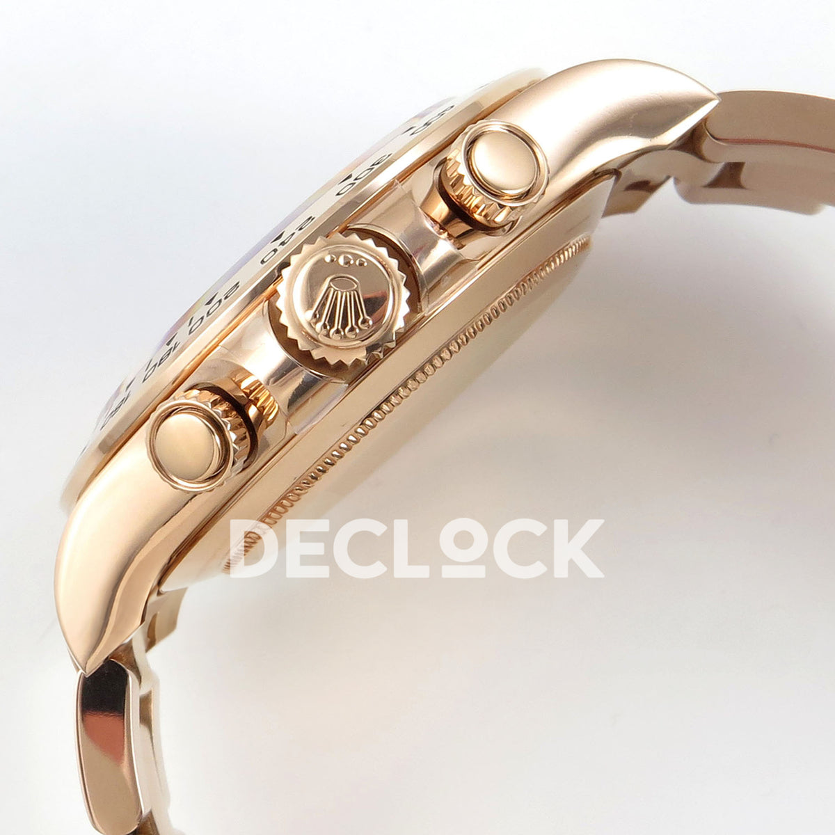 Rolex Daytona 116505 AVF Rose Gold Dial DD4130 replica - crown pushers