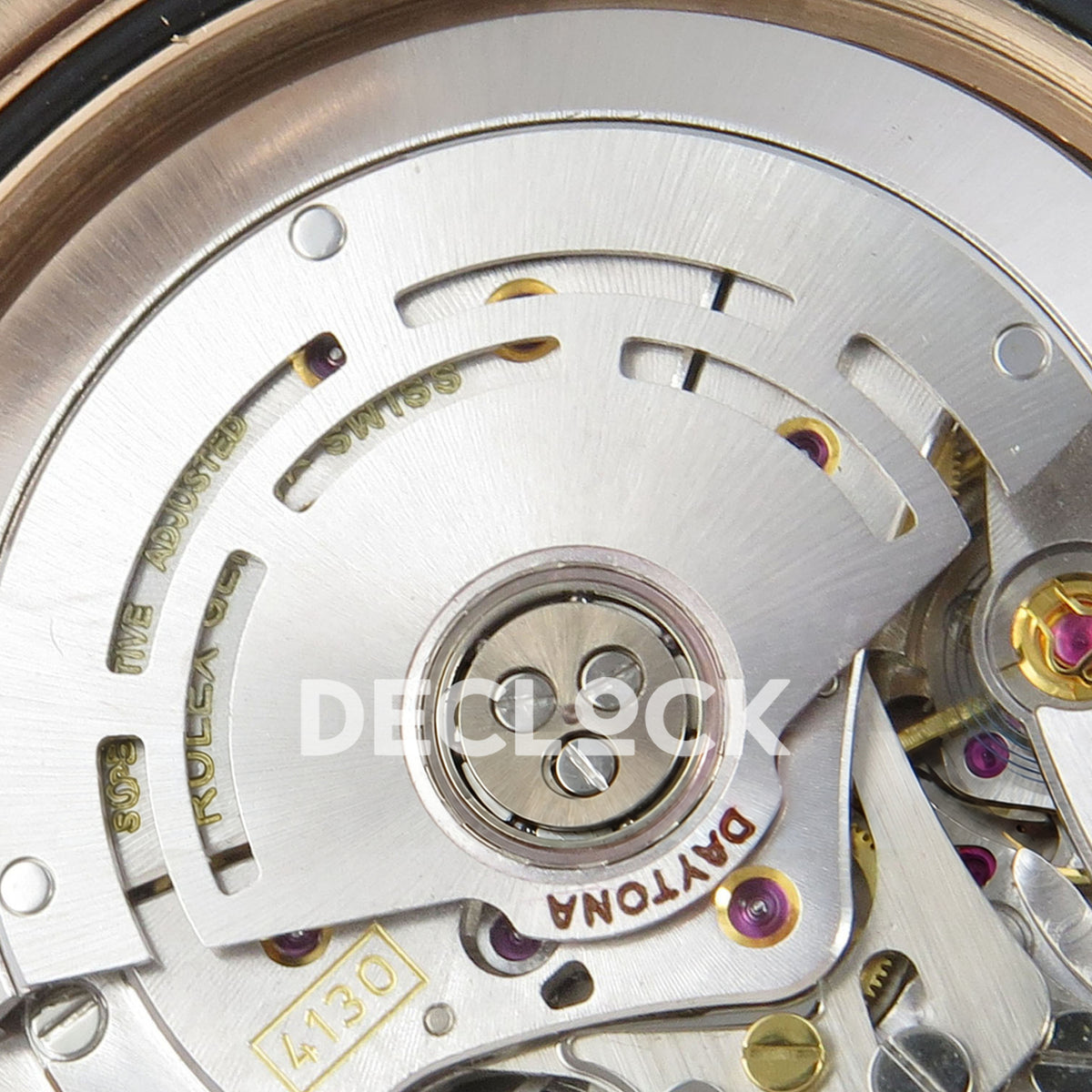 Rolex Daytona 116505 AVF Rose Gold Dial DD4130 replica - rotor detail