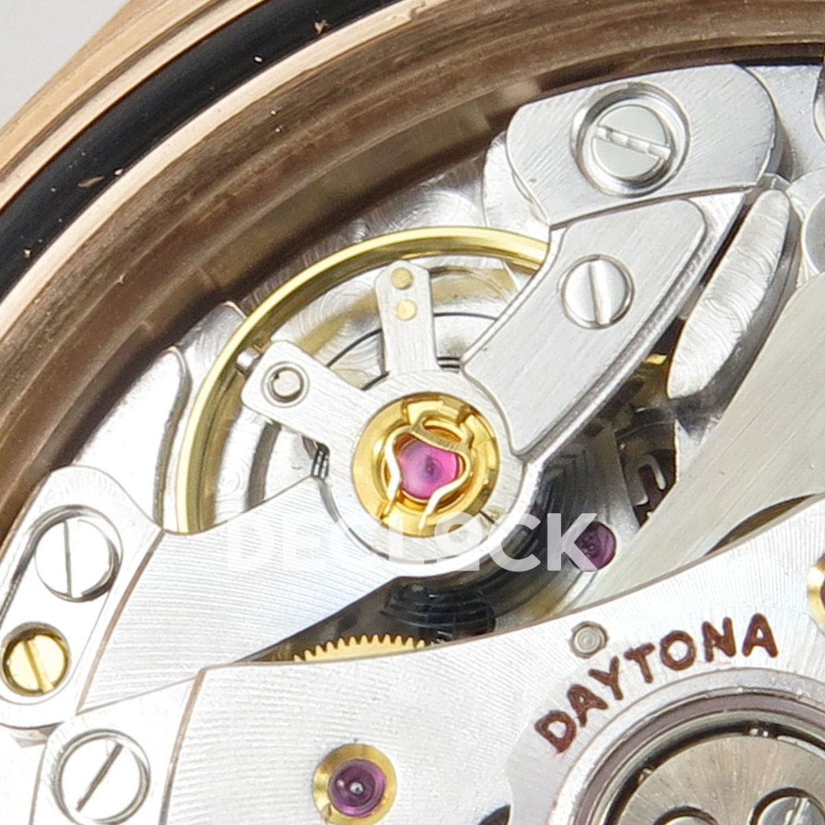Rolex Daytona 116505 AVF Rose Gold Dial DD4130 replica - movement closeup