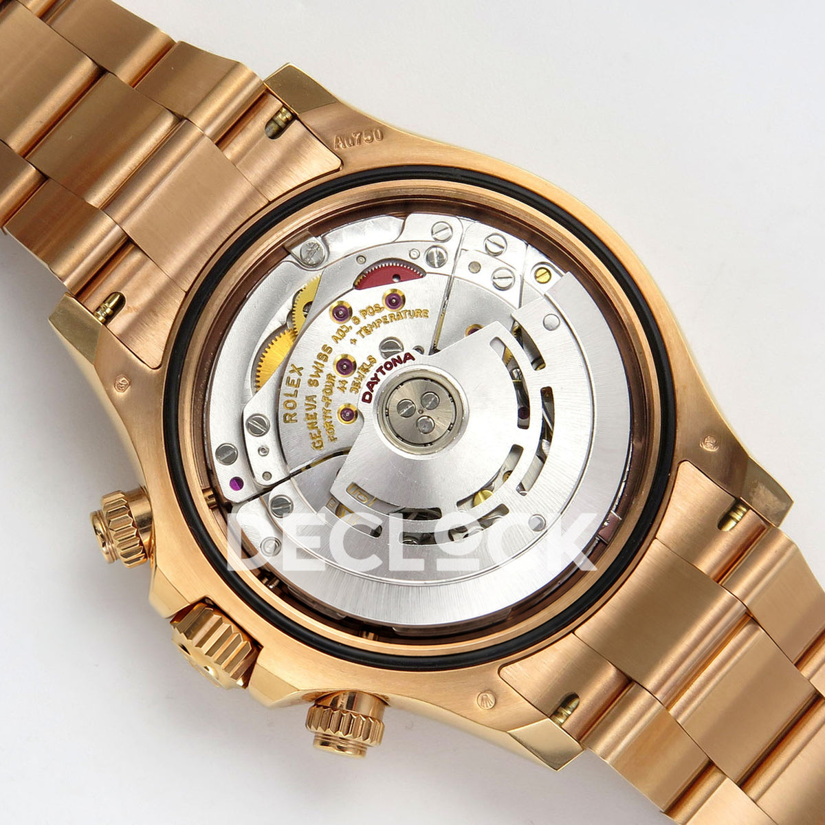 Rolex Daytona 116505 VF replica - original DD4130 rotor, screws, jewels and factory engravings