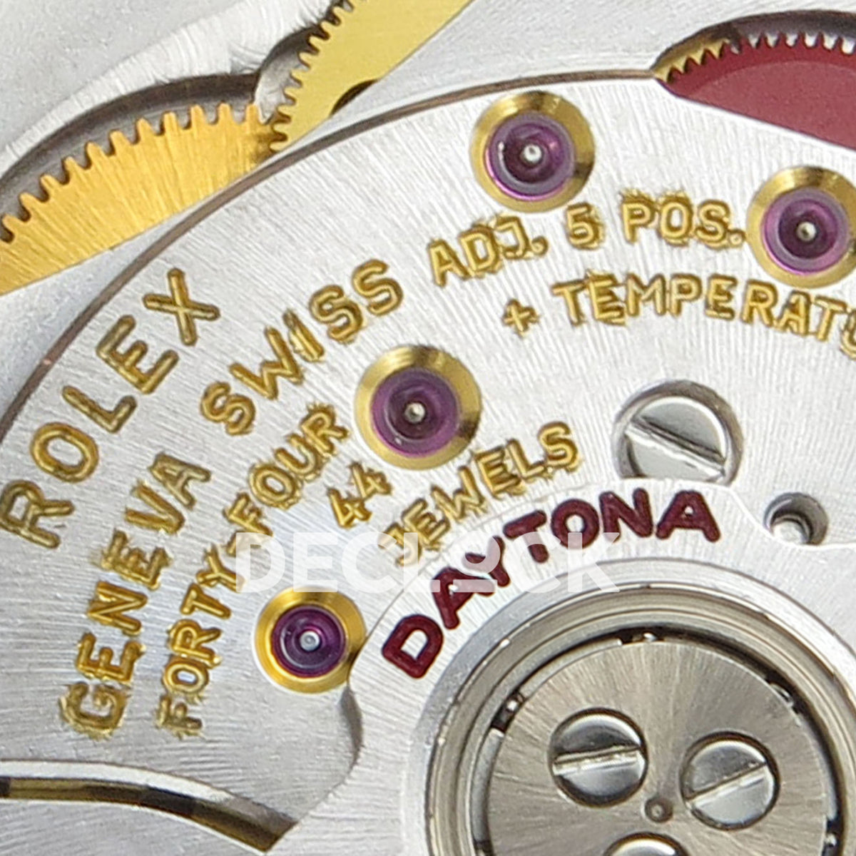 Rolex Daytona 116505 VF replica - original DD4130 rotor, screws, jewels and factory engravings