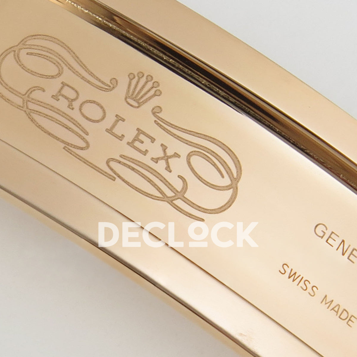 Rolex Daytona 116505 VF replica - original Rolex crown and Geneva Swiss Made clasp engraving