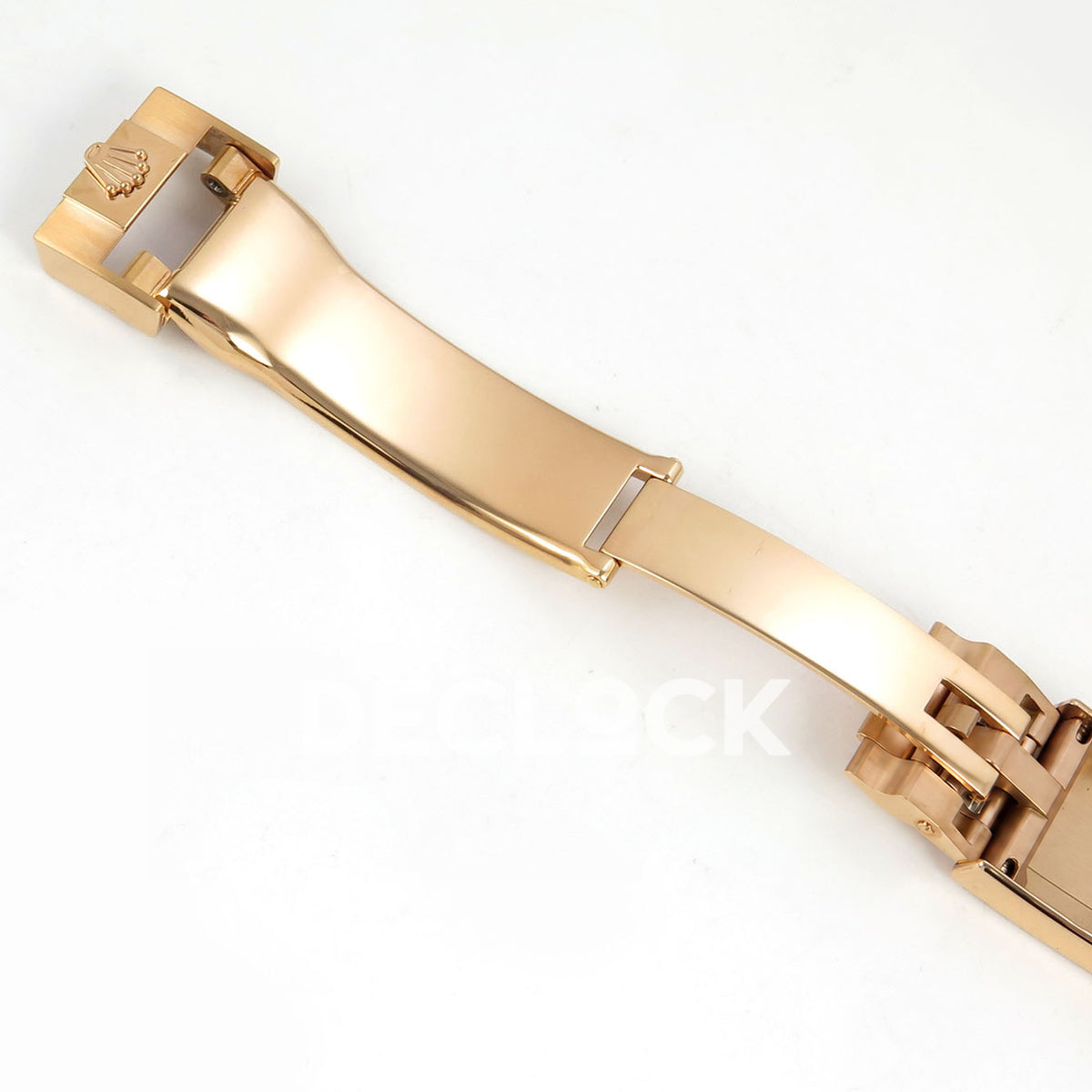 Rolex Daytona 116505 VF replica - gold-tone folding-clasp mechanism and bracelet