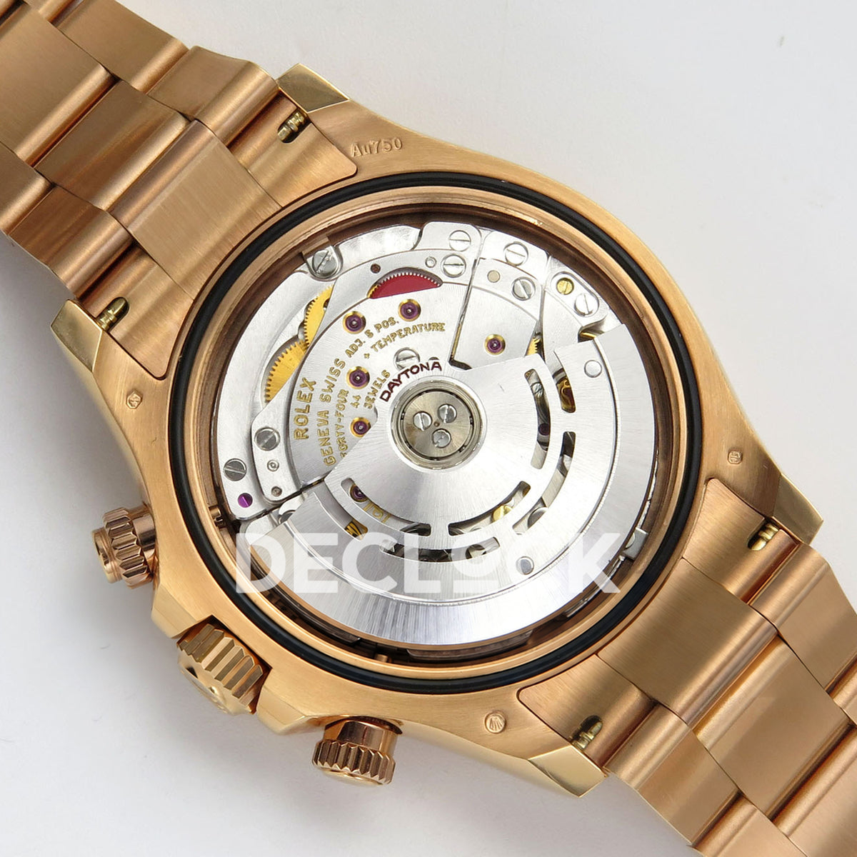 Rolex Daytona 116505 VF replica - original DD4130 rotor, screws, jewels and factory engravings