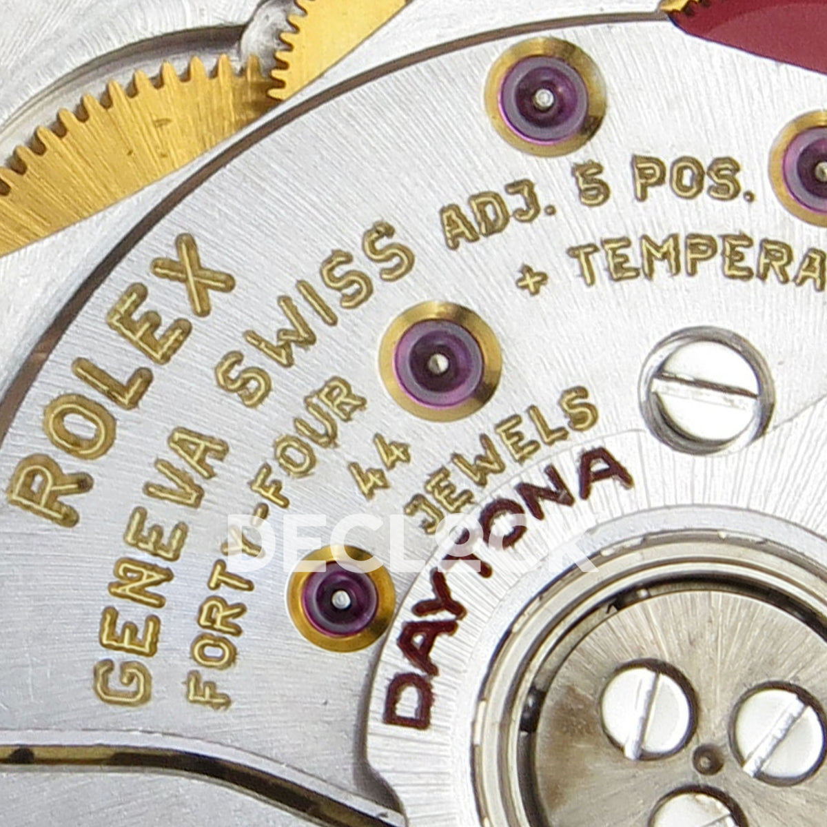 Rolex Daytona 116505 VF replica - original DD4130 rotor, screws, jewels and factory engravings