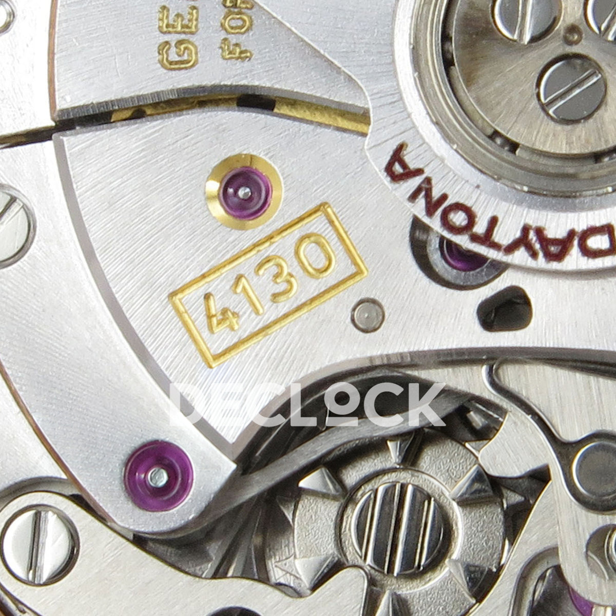Rolex Daytona 116505 VF replica - original DD4130 rotor, screws, jewels and factory engravings