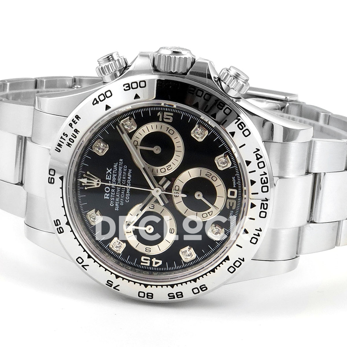 Rolex Daytona 116509 AVF replica - opposite horizontal dial, silver case and bracelet