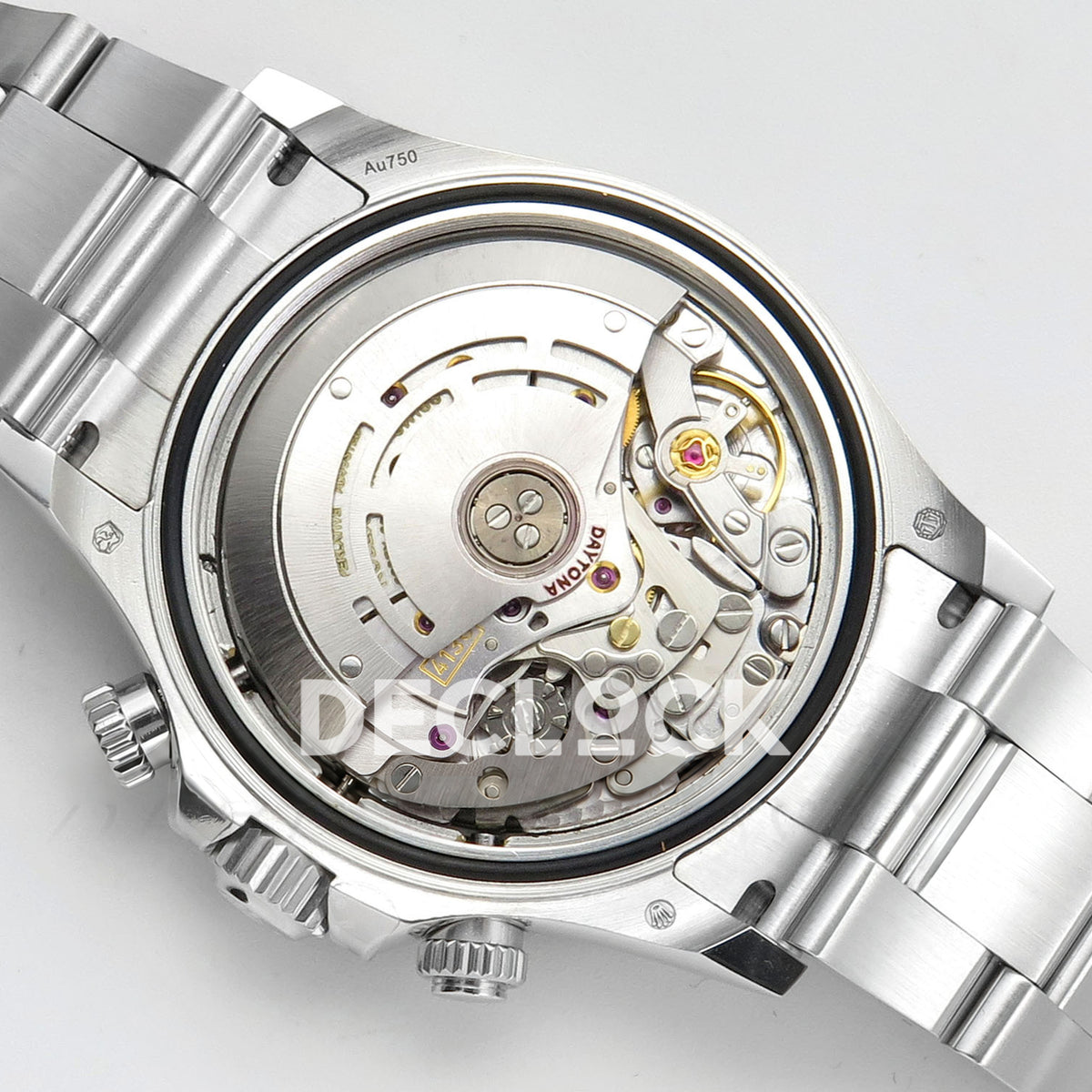 Rolex Daytona 116509 AVF replica - original silver rotor, 4130 marking and mechanical bridges at an alternate position