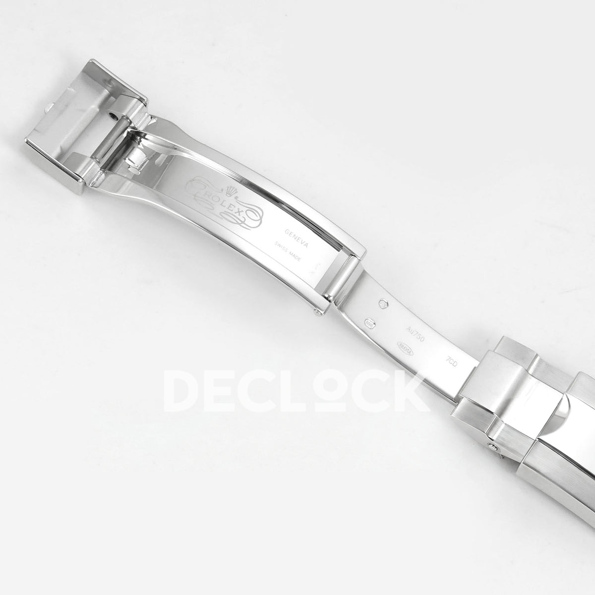 Rolex Daytona 116509 AVF replica - original open silver clasp, Rolex engravings and hallmarks