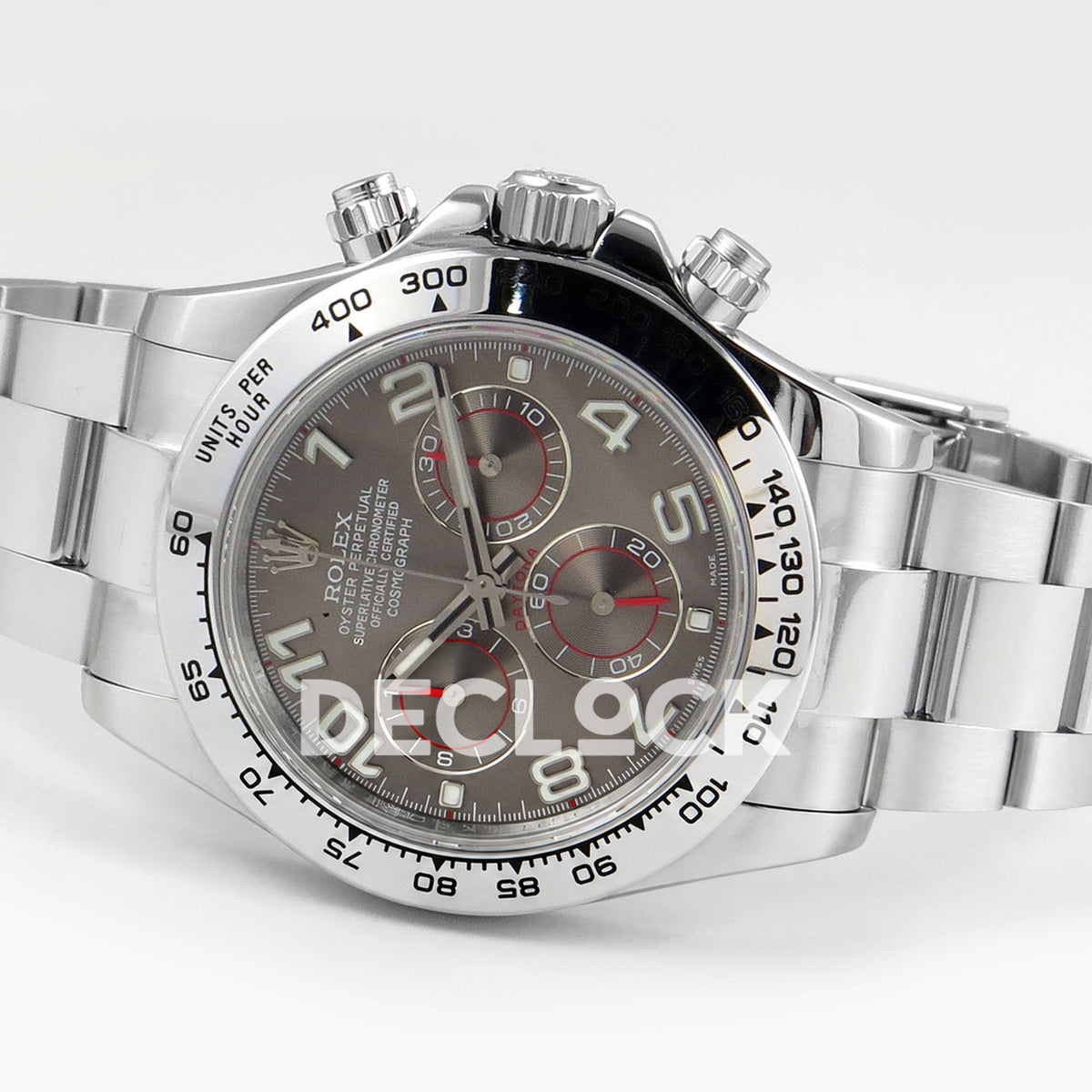 Rolex Daytona 116509 QF Gain Weight replica - opposite horizontal front angle