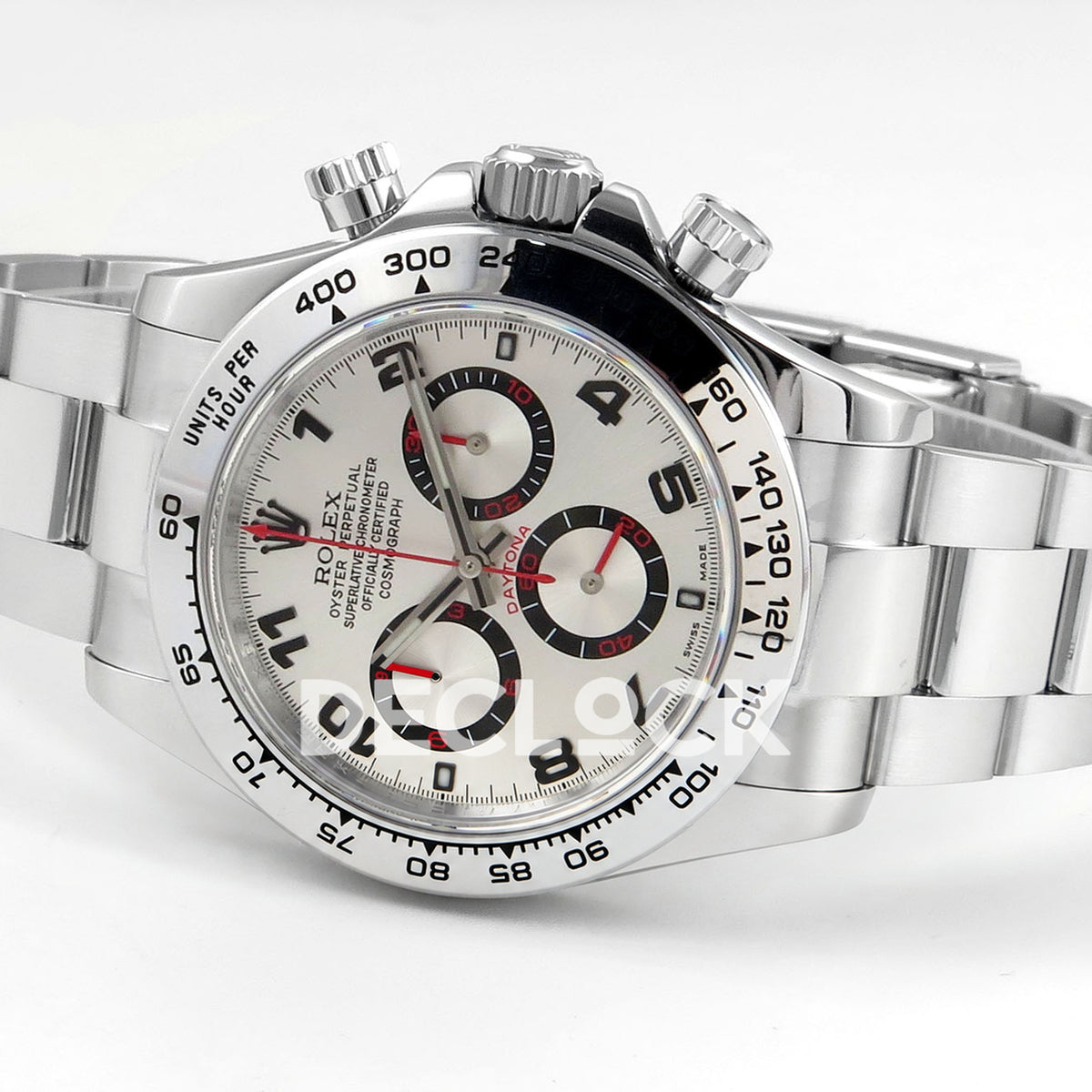 Rolex Daytona 116509 QF Gain Weight replica - opposite horizontal front angle