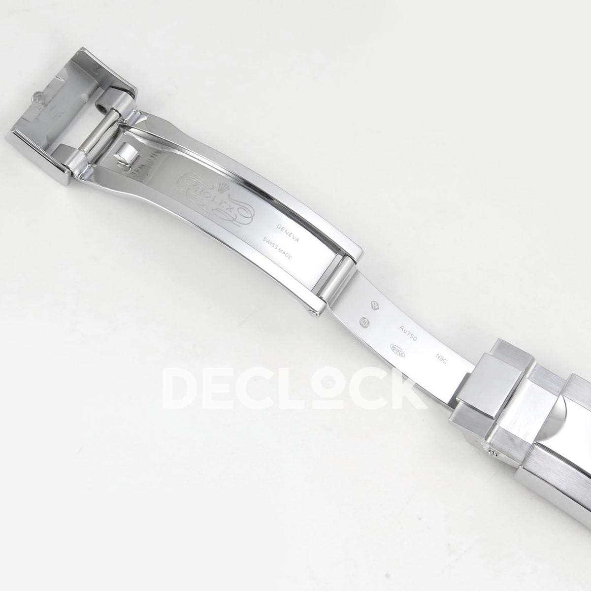Rolex Daytona 116509 QF Gain Weight replica - open clasp and bracelet with original engravings
