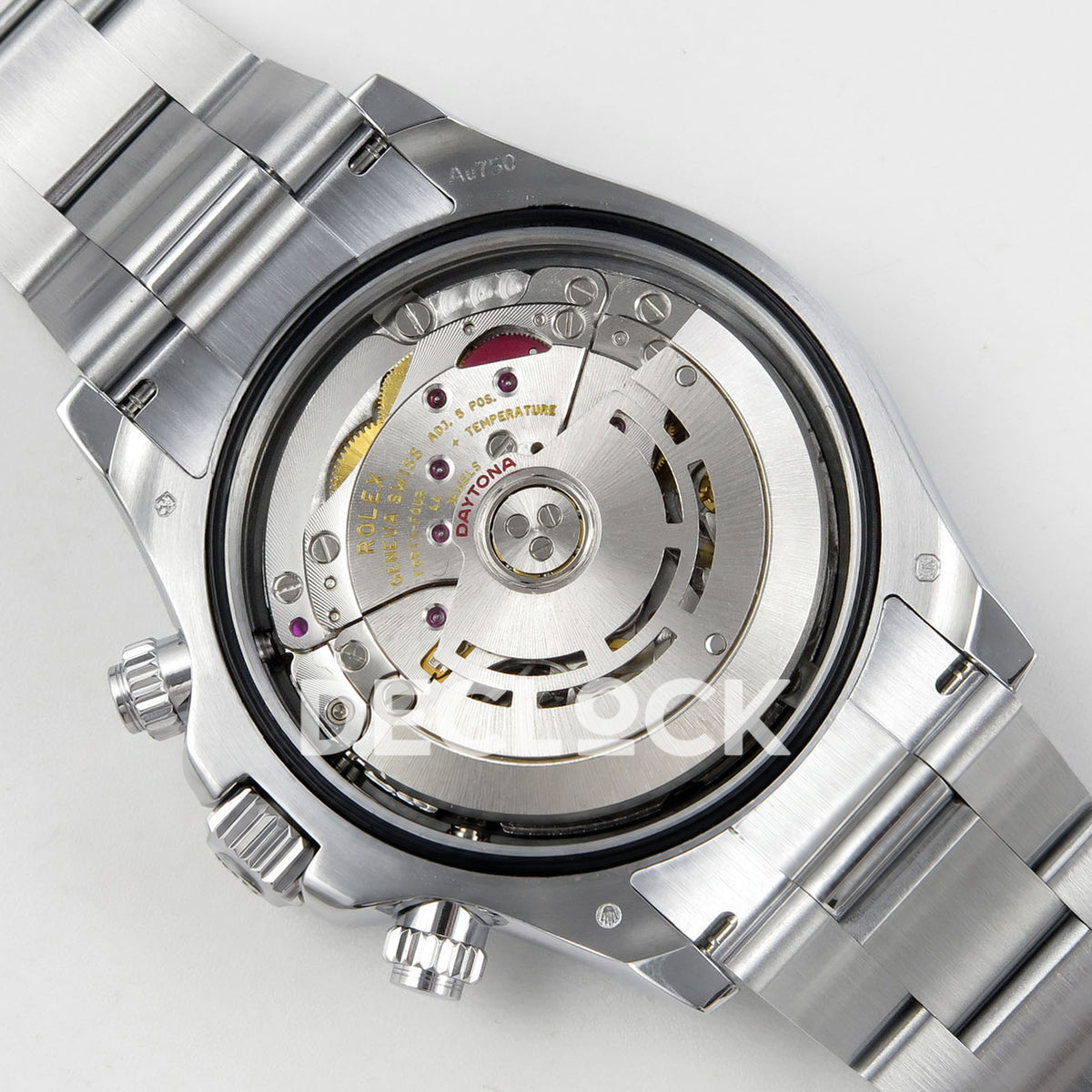 Rolex Daytona 116509 QF Gain Weight replica - SH4130 movement viewed with caseback removed