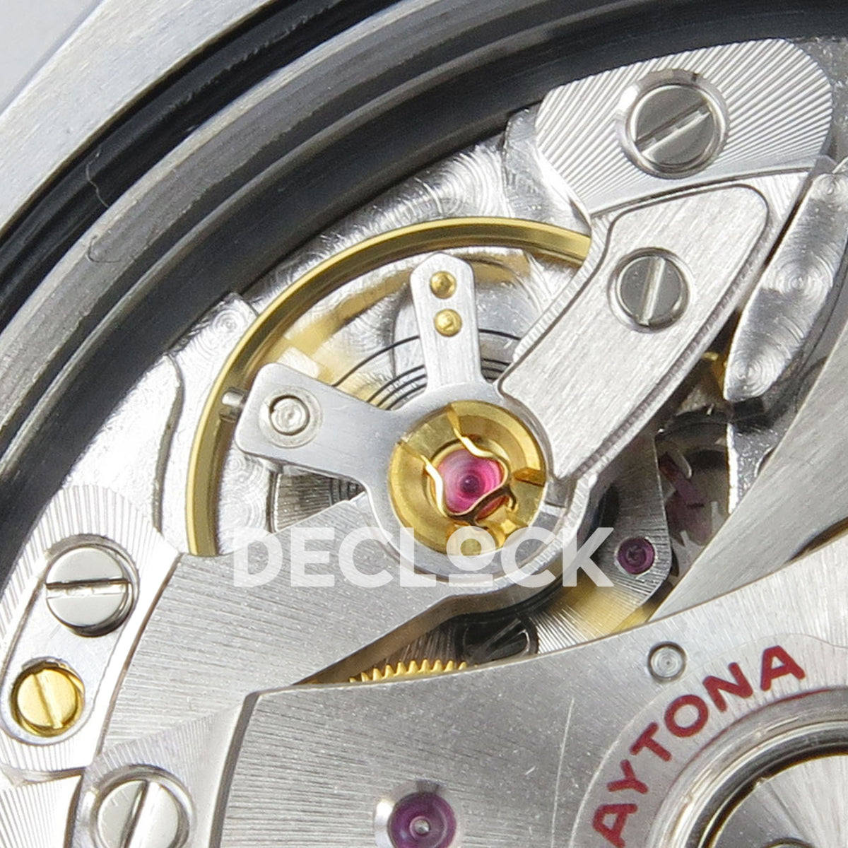 Rolex Daytona 116509 QF Gain Weight replica - balance wheel, hairspring and movement components