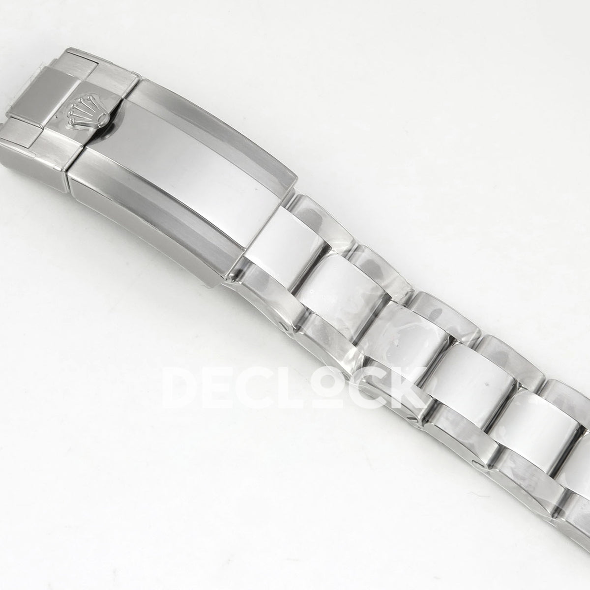 Rolex Daytona 116509 VF replica - silver folding clasp with original physical Rolex crown and bracelet protective film