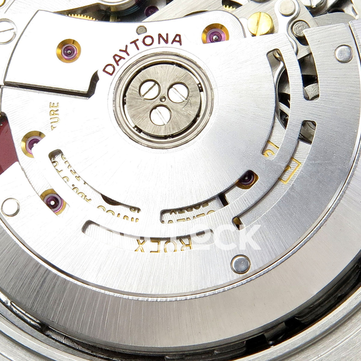 Rolex Daytona 116509 VF replica - original DD4130 automatic chronograph movement, silver rotor, screws, jewels and factory engravings