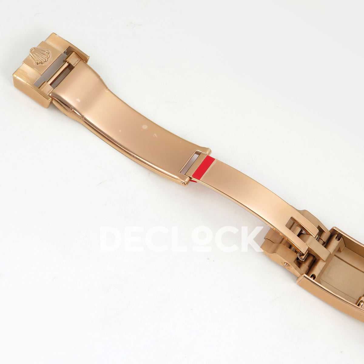 Rolex Daytona 116515 VF replica - folding-clasp mechanism and black Oysterflex strap
