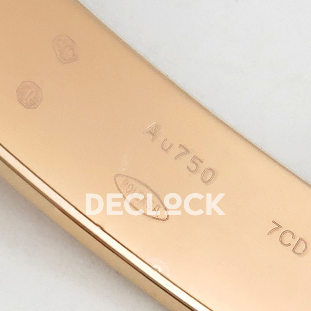 Rolex Daytona 116515 VF replica - original Au750 and oval RolexSA clasp hallmarks