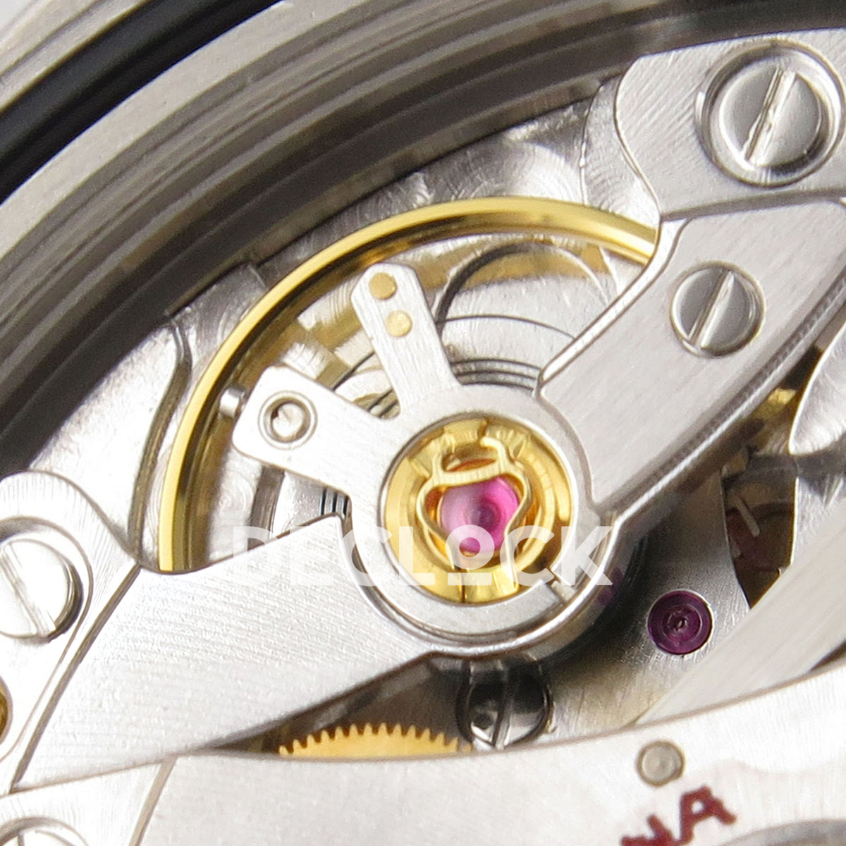 Rolex Daytona 116520 VSF VS4130 black replica - balance wheel and bridge close-up