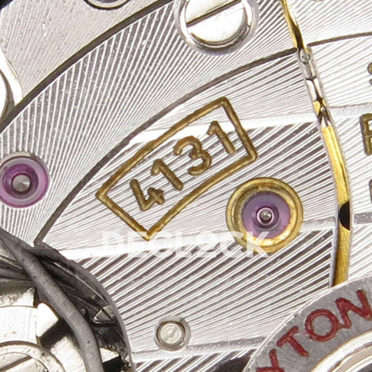 Rolex Daytona 126500 BTF replica, 4131 movement engraving detail