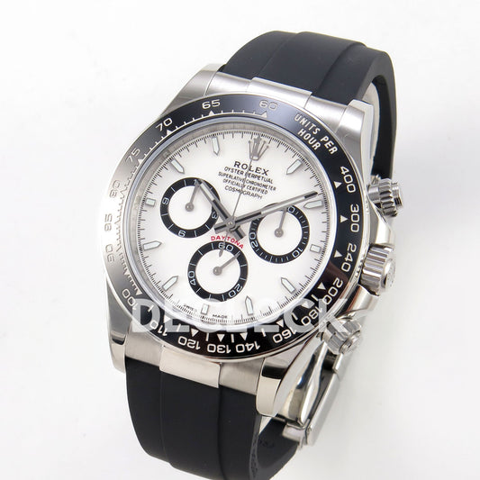 Rolex Daytona 126500 BTF replica, angled front view