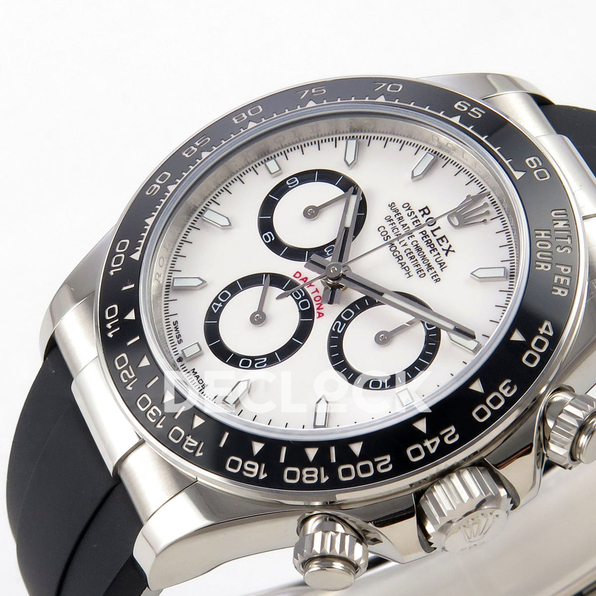 Rolex Daytona 126500 BTF replica, opposite dial angle