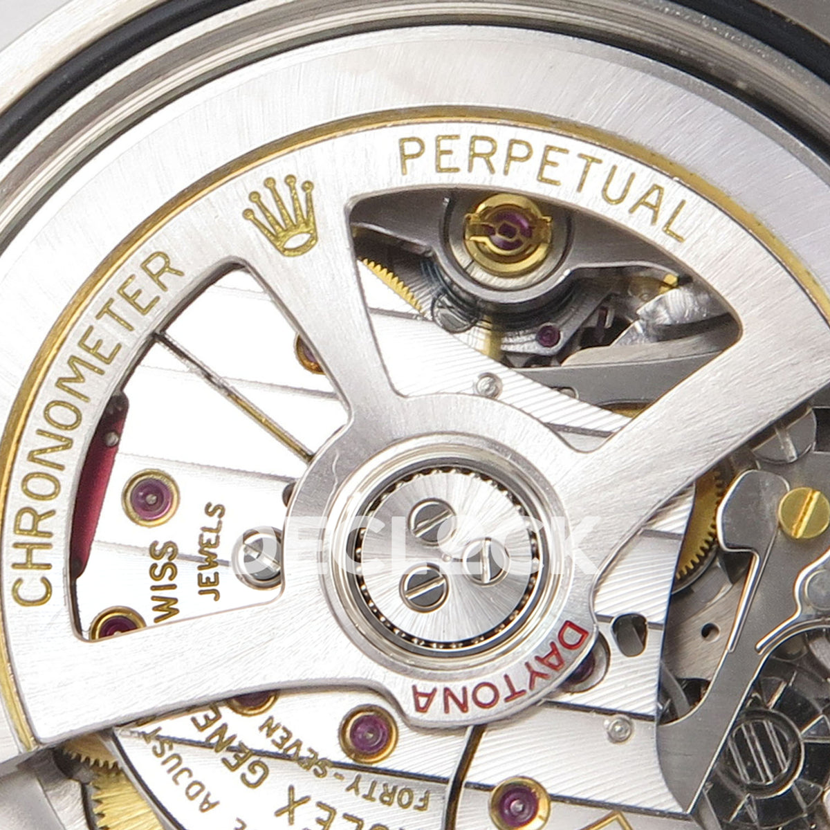 Rolex Daytona 126500 BTF replica, rotor and jewel detail