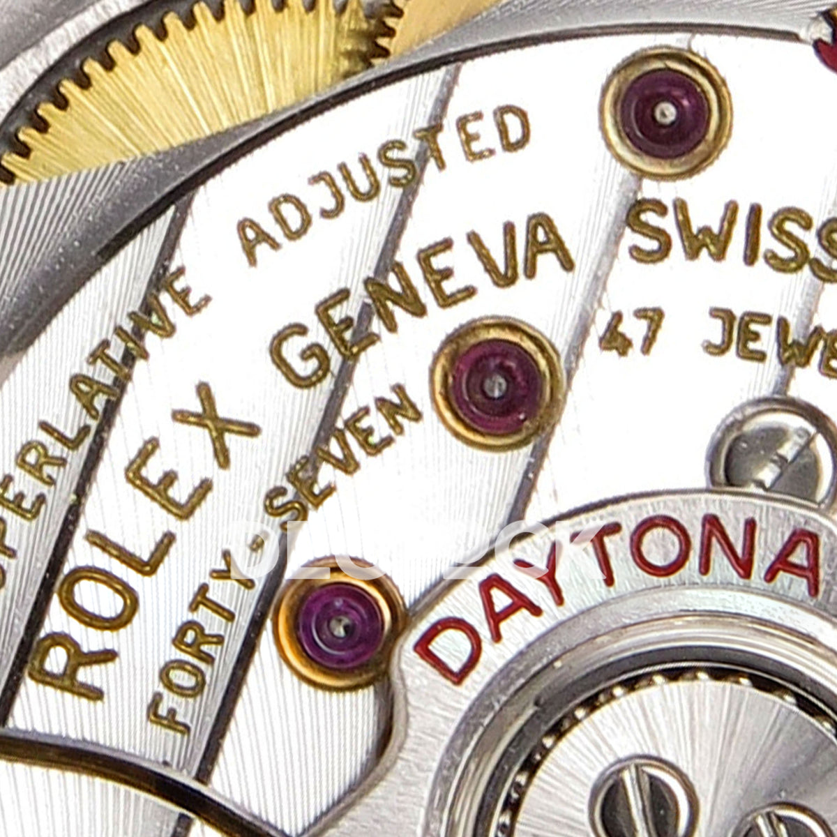 Rolex Daytona 126500 BTF replica, movement engravings