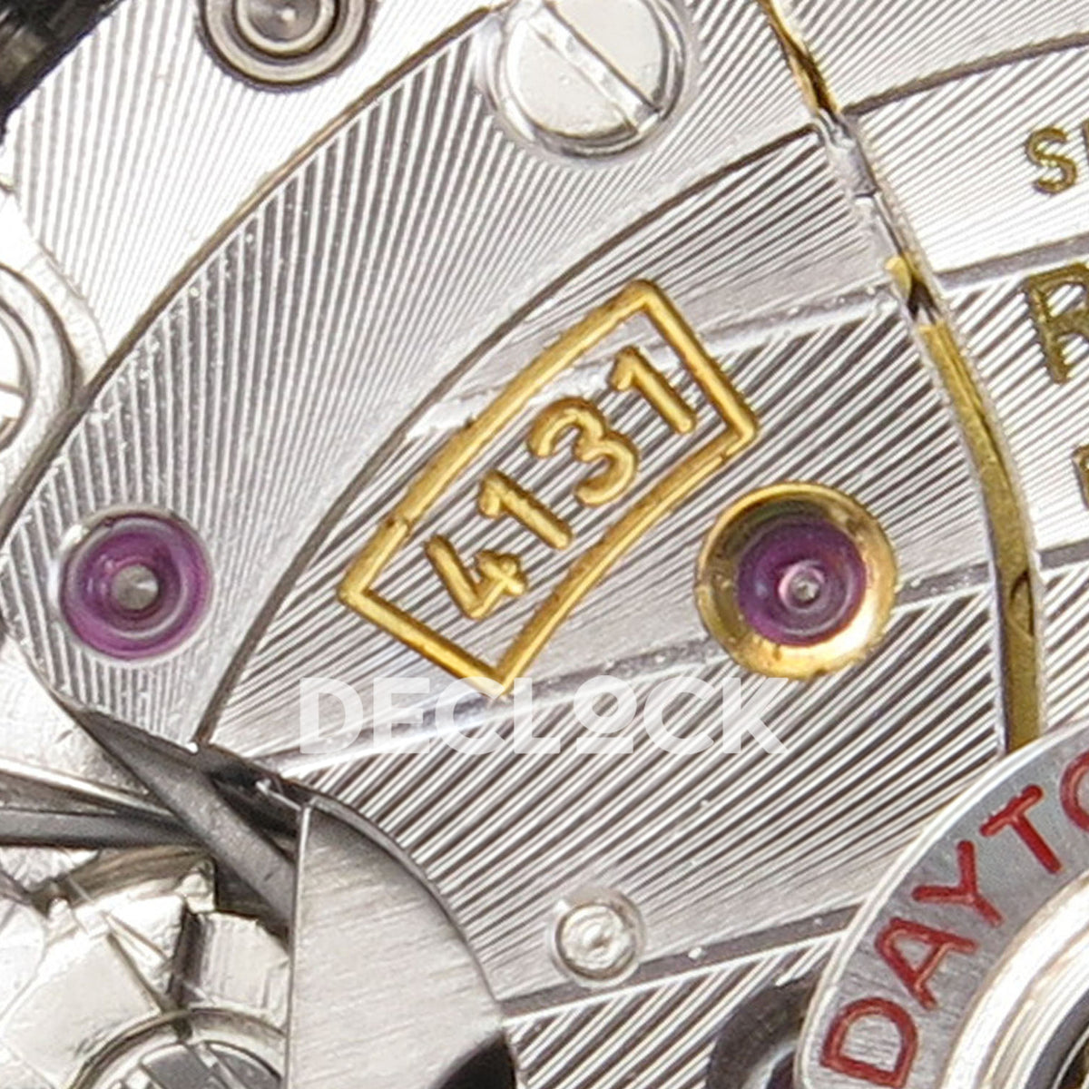 Rolex Daytona 126500 BTF replica, 4131 movement marking