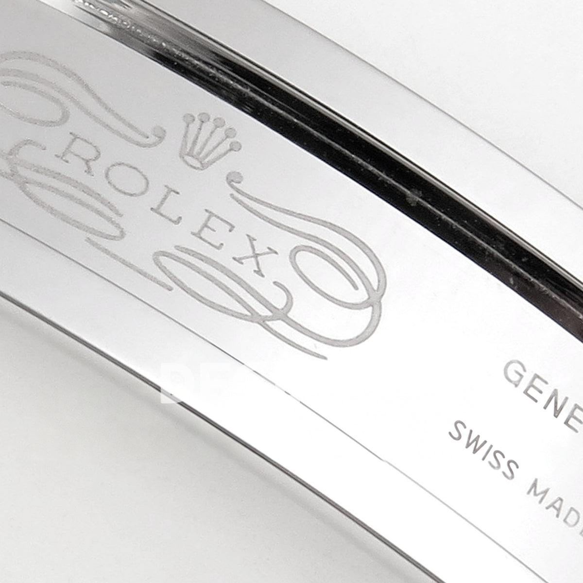 Rolex Daytona 126500 BTF replica, Rolex clasp engraving