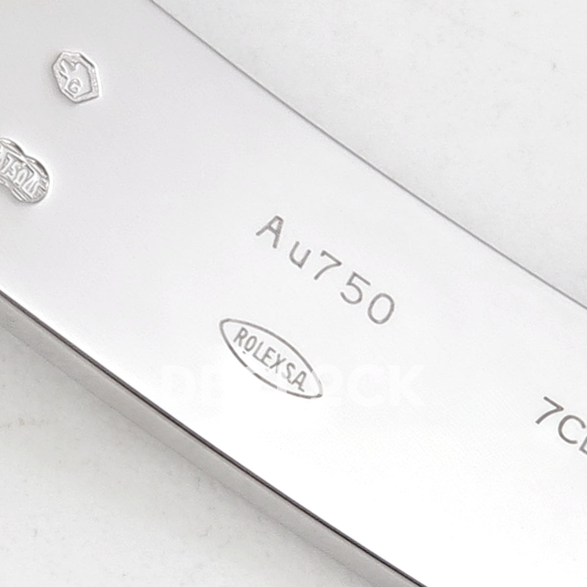 Rolex Daytona 126500 BTF replica, clasp hallmark and code