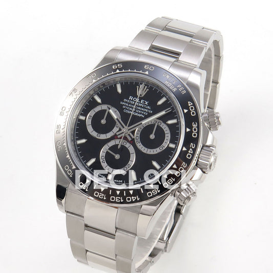 Rolex Daytona 126500 WF replica, angled front view