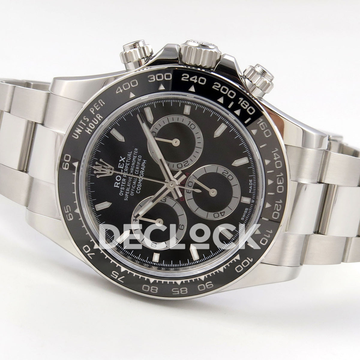 Rolex Daytona 126500 WF replica, opposite full watch view