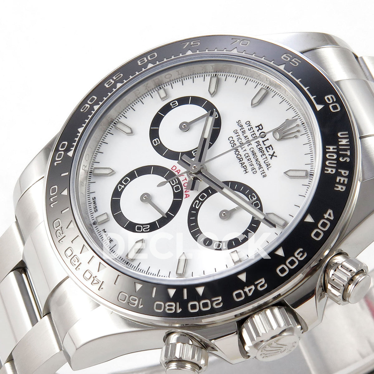 Rolex Daytona 126500 WF replica, opposite dial angle