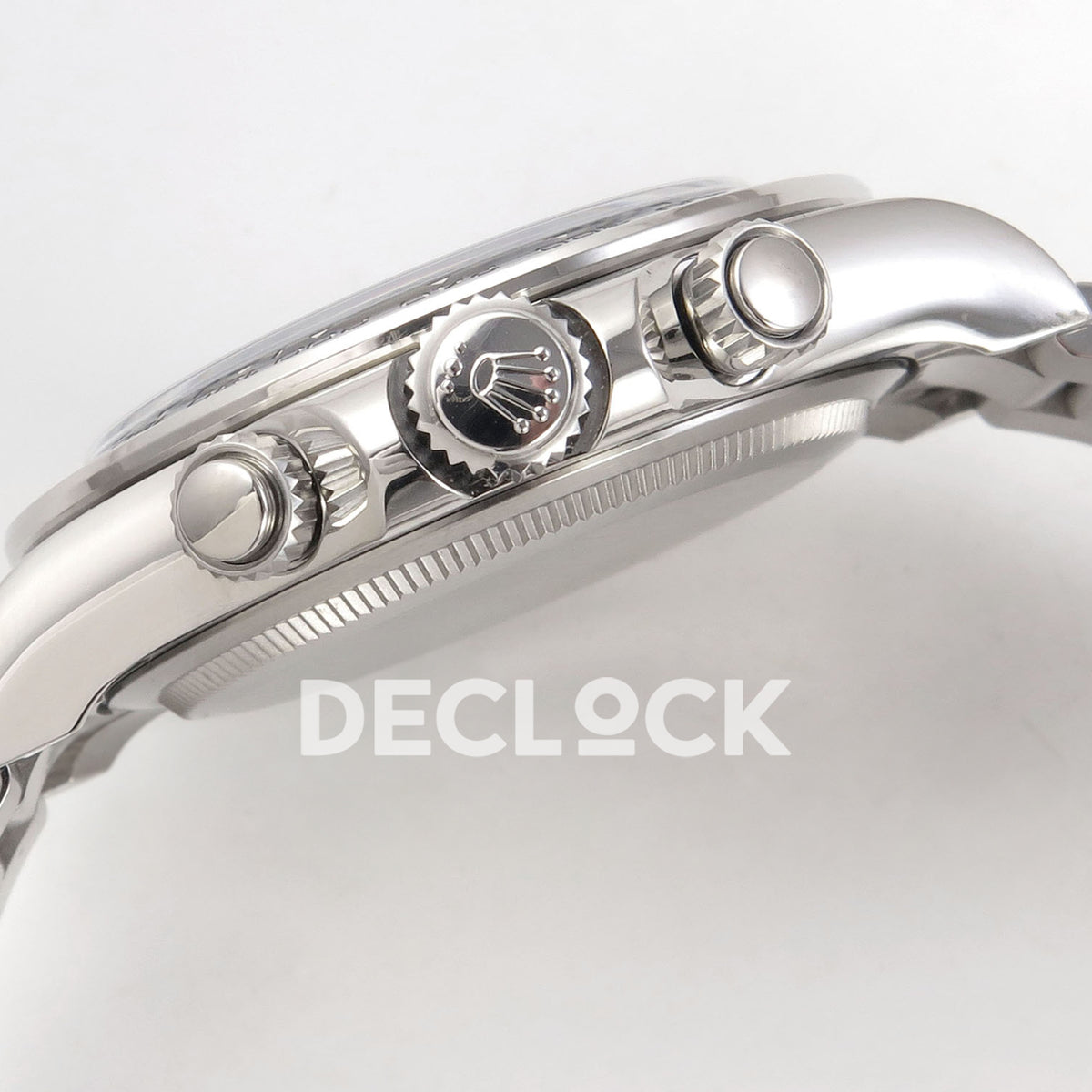 Rolex Daytona 126502 BTF replica, screw-down crown and chronograph pushers