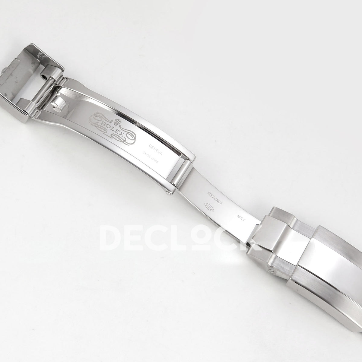 Rolex Daytona 126502 BTF replica, opened clasp with inner engravings