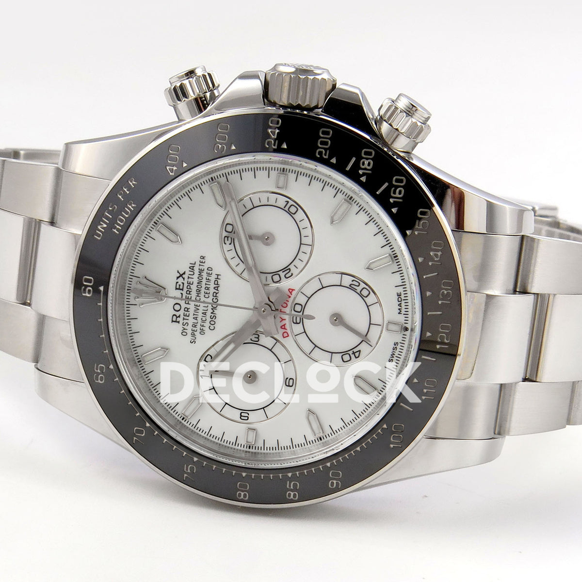 Rolex Daytona 126502 QF replica - opposite horizontal front angle