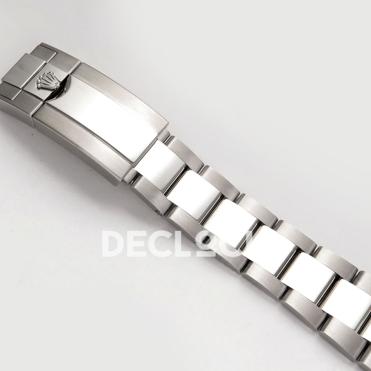 Rolex Daytona 126502 QF replica - closed folding clasp and steel bracelet