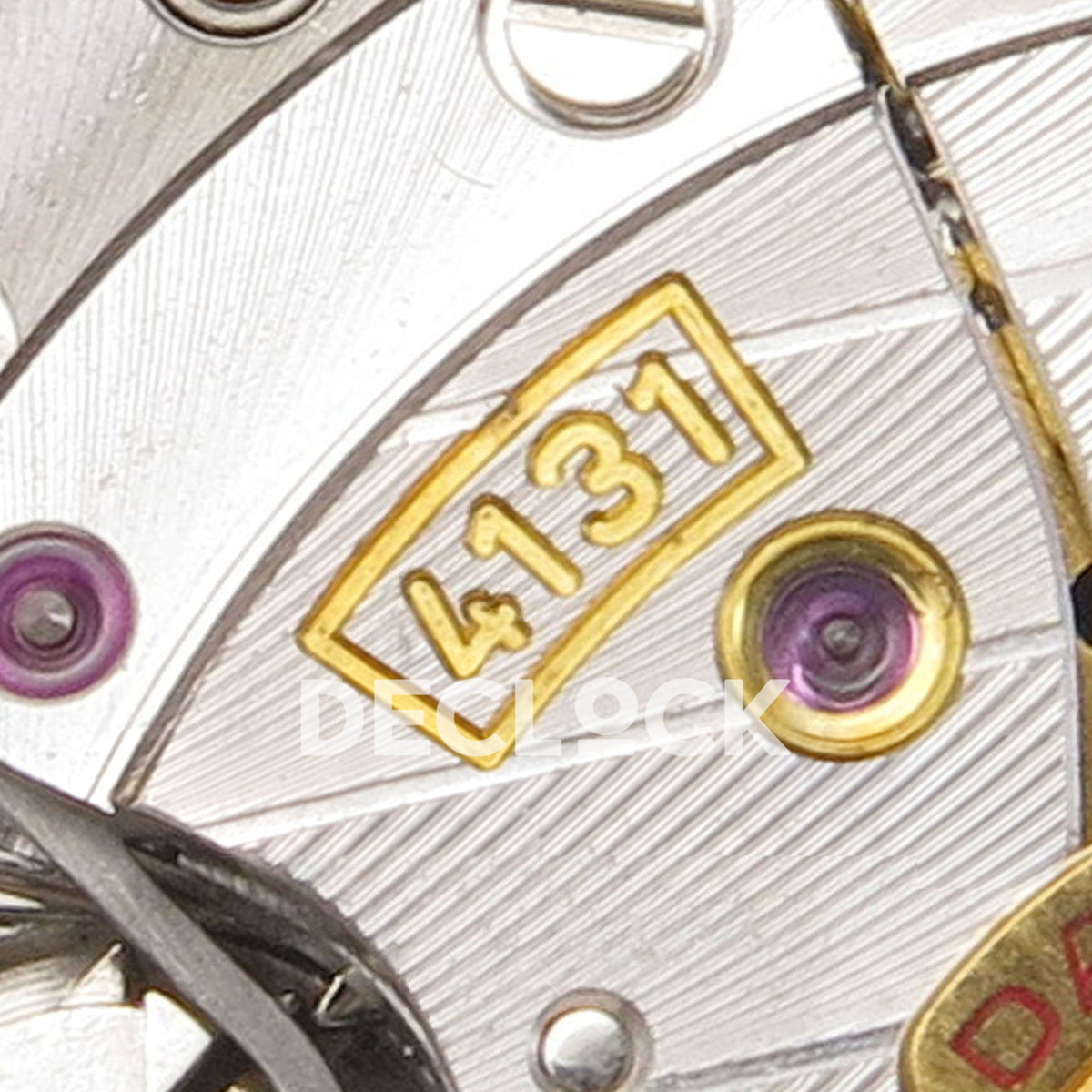 Rolex Daytona 126502 QF replica - 4131 calibre marking close-up