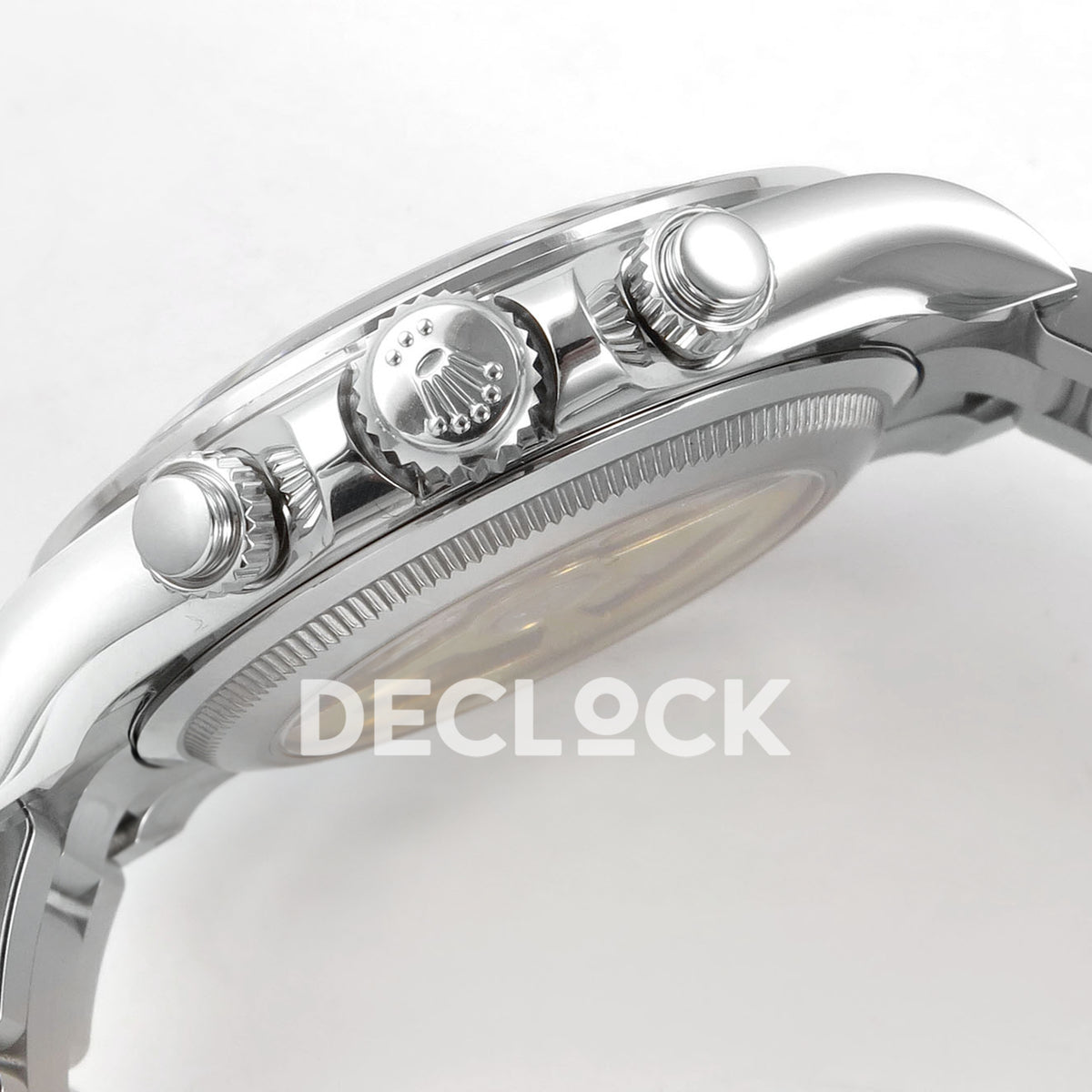 Rolex Daytona 126502 ERF replica - winding crown and chronograph pushers