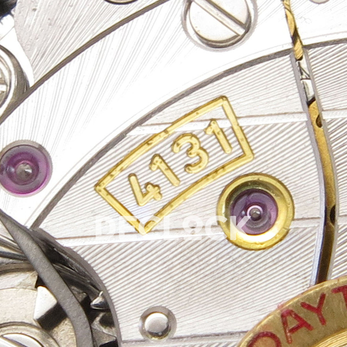 Rolex Daytona 126502 ERF replica - 4131 calibre marking close-up