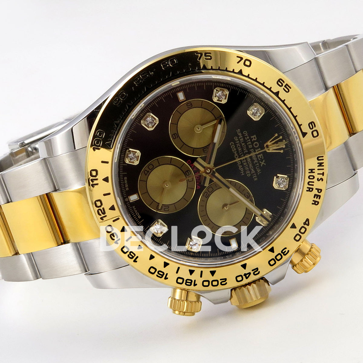 Rolex Daytona 126503 BTF replica, angled full watch view