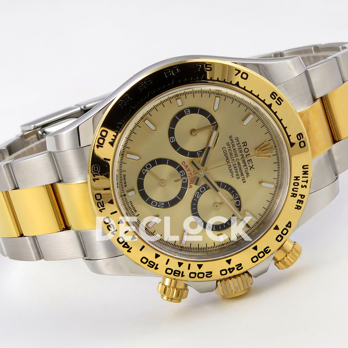Rolex Daytona 126503 BTF replica, angled full watch view