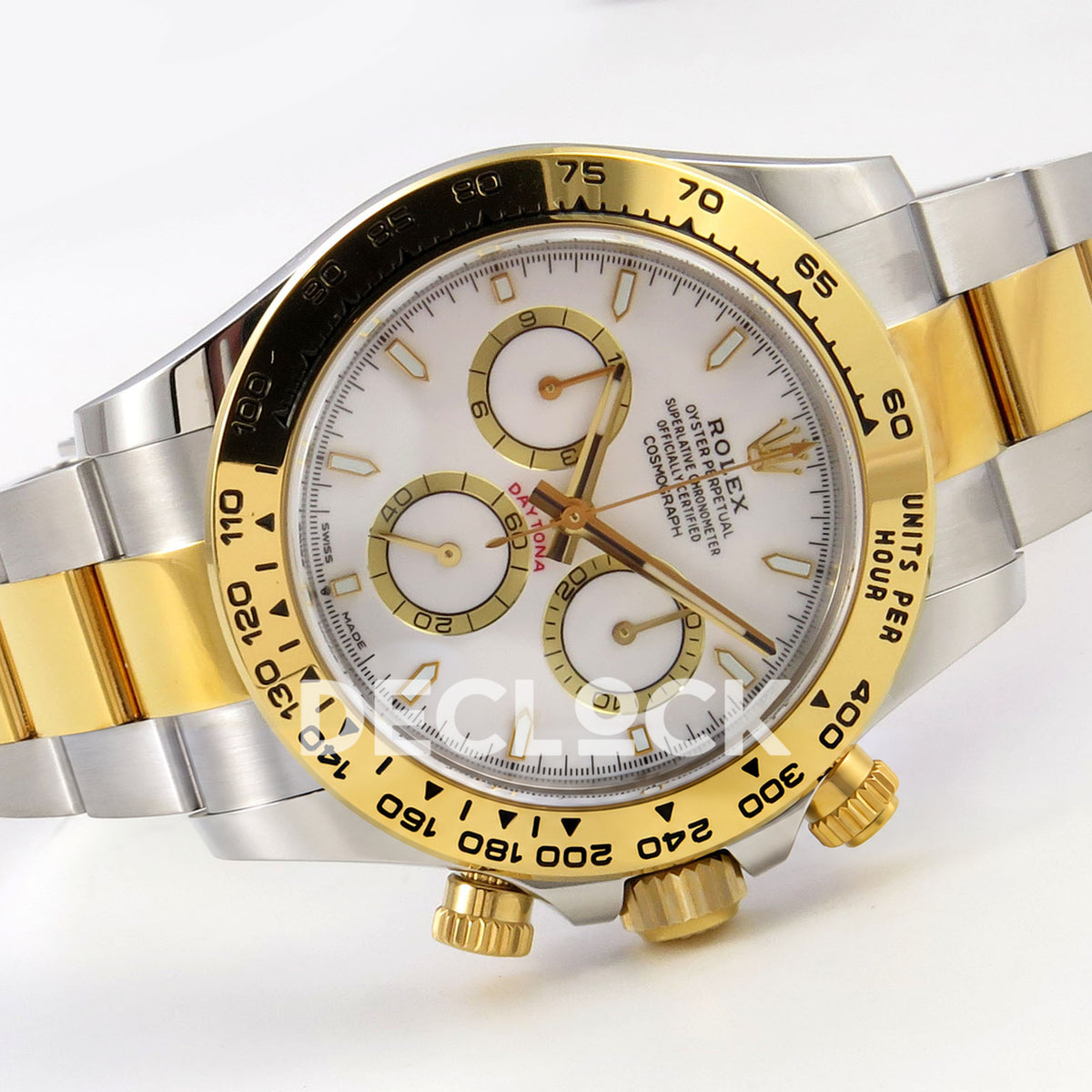 Rolex Daytona 126503 BTF replica, angled full watch view